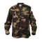 4659 Rothco Heavy Weight Plaid Flannel Shirt - Woodland Camo