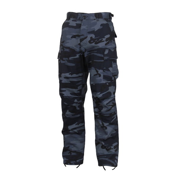 4712 Rothco Color Camo Tactical BDU Pants - Midnight Blue Camo