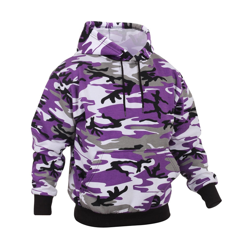 4790 Rothco Camo Pullover Hooded Sweatshirt - Ultra Violet Camo