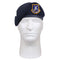 4898 Rothco Inspection Ready Beret With USAF Flash - Midnight Navy Blue