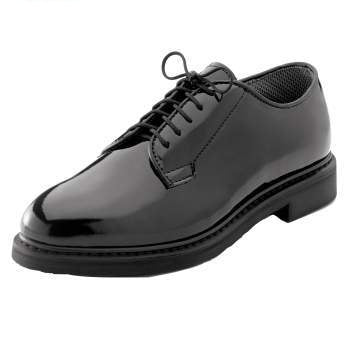 Rothco Uniform Hi-Gloss Oxford Dress Shoes - Black