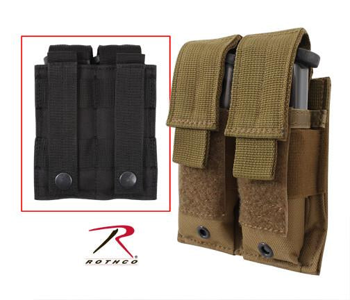 51002 Rothco Double Pistol Mag Pouch - Molle