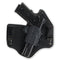 Galco King Tuk Tuckable Inside the Waistband Holster Smith & Wesson M&P Fullsize, Compact Leather and Kydex Black