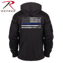 52071 Rothco Thin Blue Line Concealed Carry Hoodie - Black