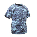 Rothco Kids Digital Sky Blue Camo T-Shirt