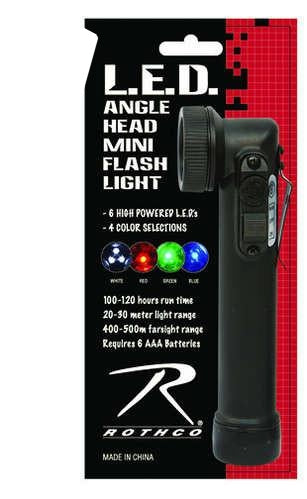 528 LED MINI ARMY STYLE FLASHLIGHT - BLACK