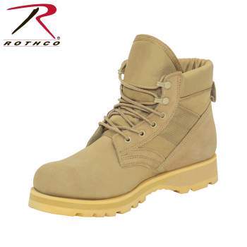 Rothco Mens Military Combat Work Boots - Tan