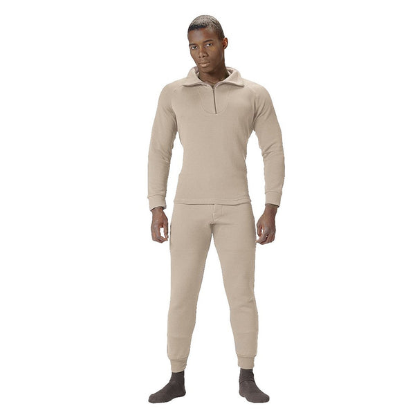 5425 Rothco ECWCS Poly Zip Collar Shirts - Desert Sand