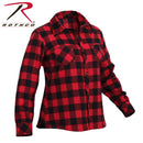 55739 Rothco Womens Plaid Flannel Shirt - Red / Black