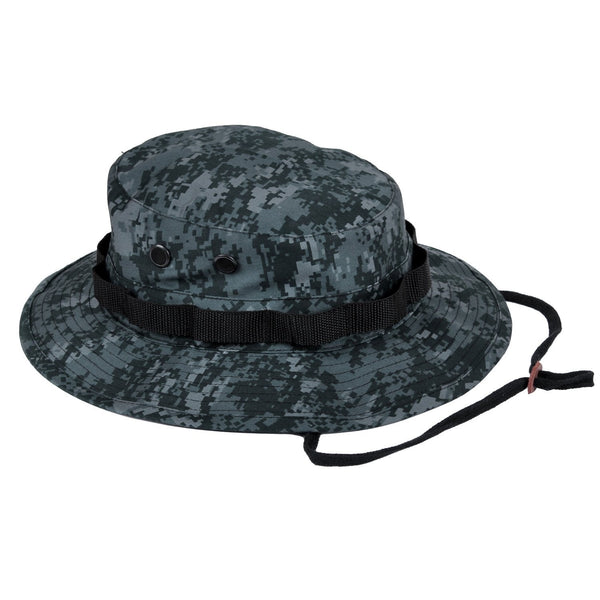 55830 Rothco Digital Camo Boonie Hat - Midnite Digital Camo