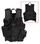 5593 Rothco Kid''s Tactical Cross Draw Vest - Black