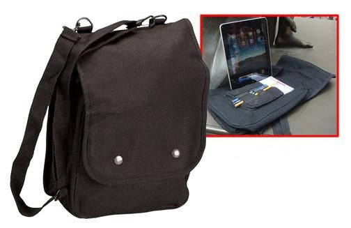 5597 ROTHCO CANVAS MAP CASE SHOULDER BAG - BLACK