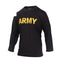 56020 Rothco Long Sleeve Army PT Shirt - Black