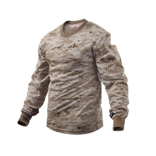 5742 Rothco Long Sleeve T-shirt / Desert Digital