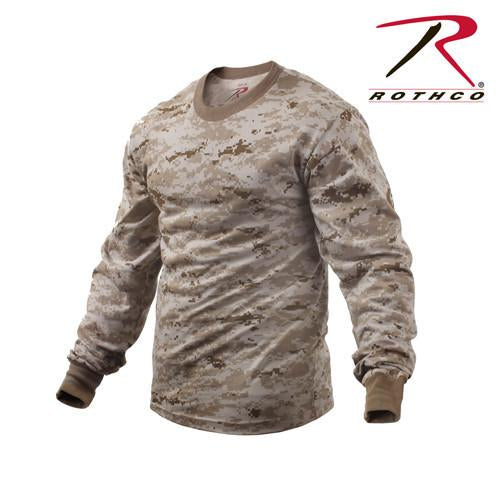 5742 Rothco Long Sleeve T-shirt / Desert Digital