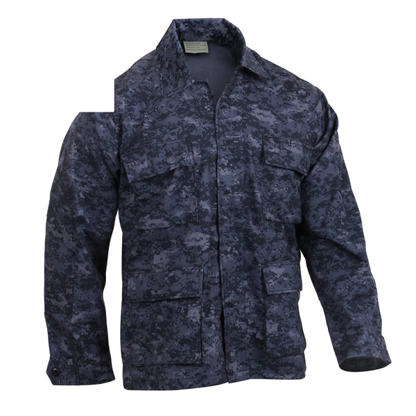 5751 Rothco Digital Camo BDU Shirts - Midnight Digital Camo