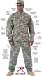 5765 Rothco Camo Army Combat Uniform Shirt - ACU Digital Camo