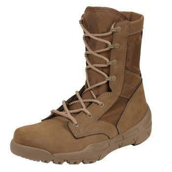 Rothco 5769 Mens Waterproof V-Max Lightweight Tactical Boots - AR 670-1 - Coyote Brown