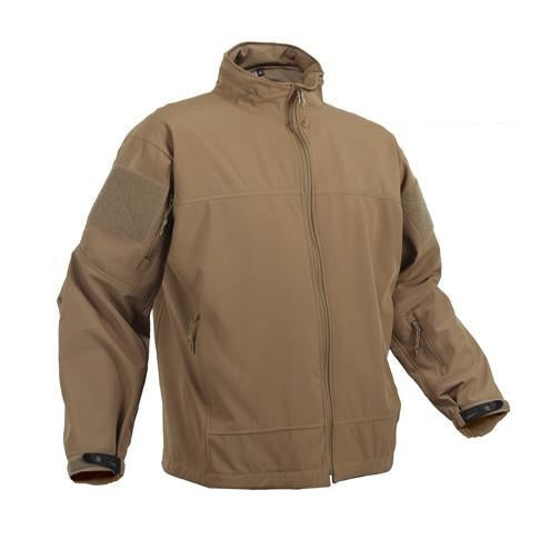 5862 Rothco Covert Ops Light Weight Soft Shell Jacket - Coyote Brown