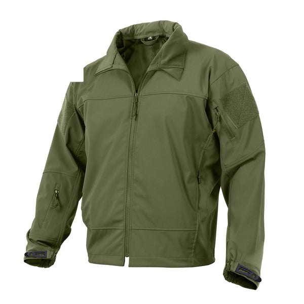 5872 Rothco Covert Ops Light Weight Soft Shell Jacket - Olive Drab