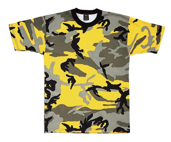 5994 Rothco Colored Camo T-Shirts - Stinger Yellow Camo
