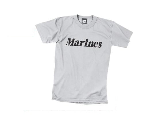 6032 Rothco Grey Physical Training T-Shirt - Marines