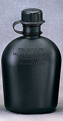 606 G.I. 1 QT. BLACK PLASTIC CANTEEN