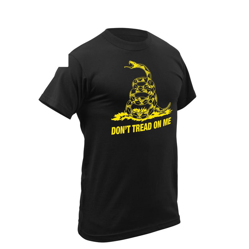 Rothco Don't Tread On Me Black Vintage T-Shirt