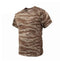 61090 Rothco Tiger Stripe Camo T-Shirts - Desert Tiger Stripe Camo