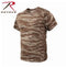 61090 Rothco Tiger Stripe Camo T-Shirts - Desert Tiger Stripe Camo