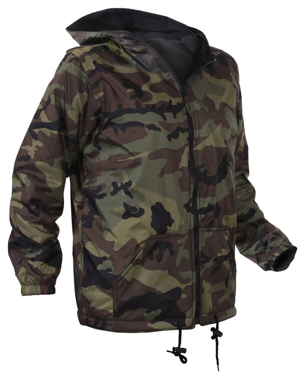 8275 Rothco Kids Reversible Camo Jacket With Hood