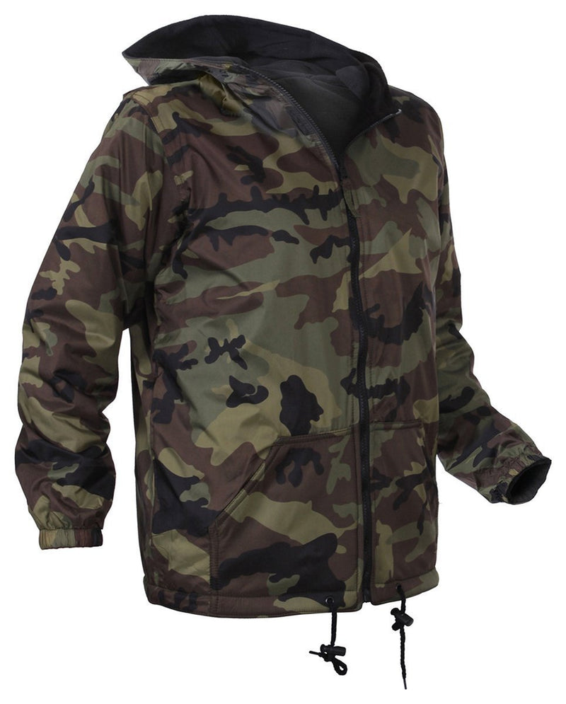 8275 Rothco Kids Reversible Camo Jacket With Hood