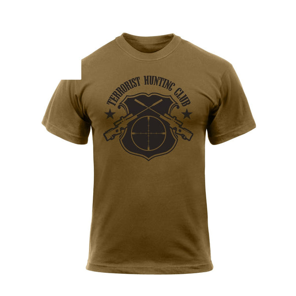 61570 Rothco 'Terrorist Hunting Club' T-Shirt - Coyote