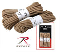 61914 Rothco Boot Laces - Desert Tan / 72" - 3 Pack
