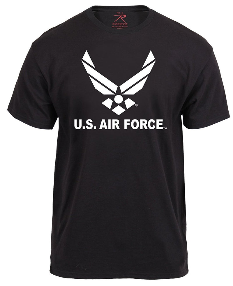 61620 Rothco US Air Force Emblem T-Shirt - Black