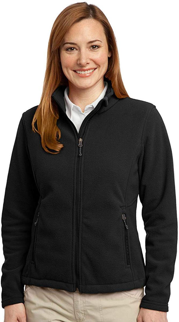Port Authority Women's Warm Fleece Jacket, Black 2XL (AUCTION)
