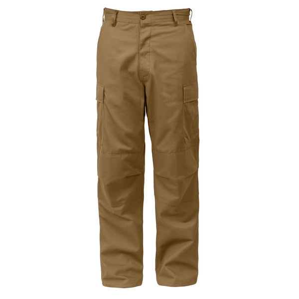2904 Rothco Relaxed Fit Zipper Fly BDU Pants - Coyote Brown