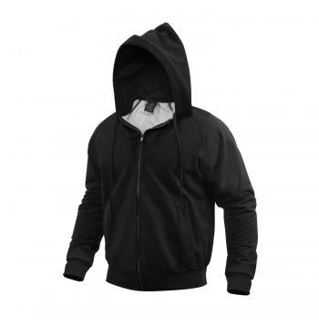 6260 Thermal-lined Zipper Hooded Sweatshirt