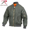 6325 Rothco Lightweight MA-1 Flight Jacket - Sage Green