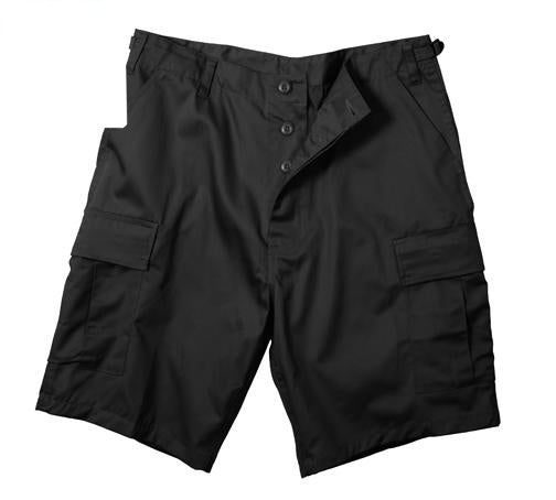 65206 Black Poly/Cotton BDU Shorts