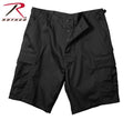 7047 Rothco Black Rip-Stop B.D.U. Combat Shorts
