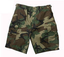 65212 Woodland Camo Poly/Cotton BDU Shorts