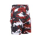 65221 Rothco Colored Camo BDU Shorts - Red Camo