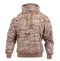 6525 Rothco's Camouflage Hooded Sweatshirt - Desert Digital Camo