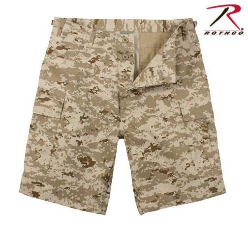 65416 Rothco BDU Shorts Poly/cotton - Desert Digital Camo
