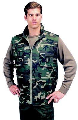 6555 Rothco Ranger Vests - Woodland Camo