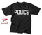 6612 Rothco 2-sided T-shirt / Police - Black