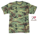 6667 Rothco T-Shirt w/ Pocket - Woodland Camo