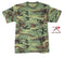 6667 Rothco T-Shirt w/ Pocket - Woodland Camo