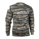 66787 Rothco Long Sleeve Camo T-Shirt - Tiger Stripe Camo